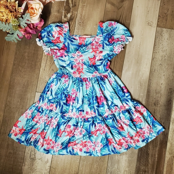 Tommy Bahama Girl’s Tropical Summer Dress Size 5 NWOT - Picture 14 of 14